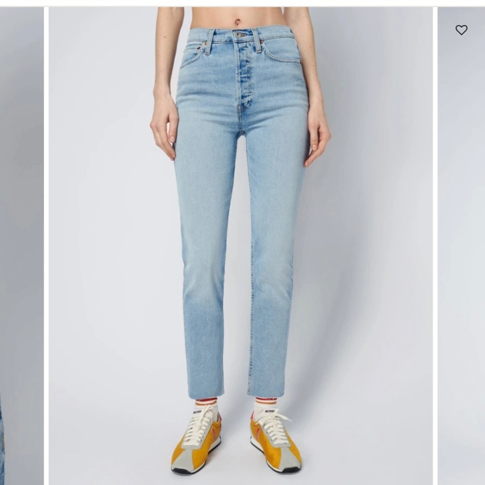RE/DONE The Caro jean | sun bleached indigo | 28
